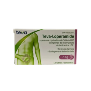 Teva-Loperamide 2mg - 12 Capsules