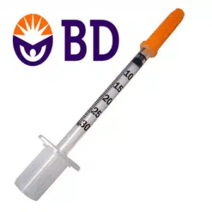Insulin Syringes 31G 6MM 0.3ML - 10 Pack - ORANGE