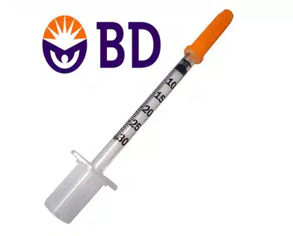 Insulin Syringes 31G 6MM 0.3ML - 10 Pack - ORANGE