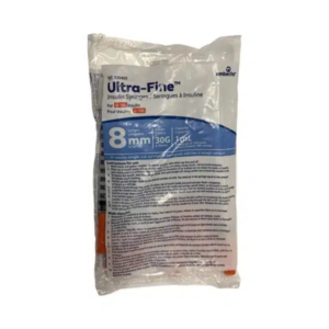 Insulin Syringes 30G × 8mm – 1mL 10 Pack - BLUE