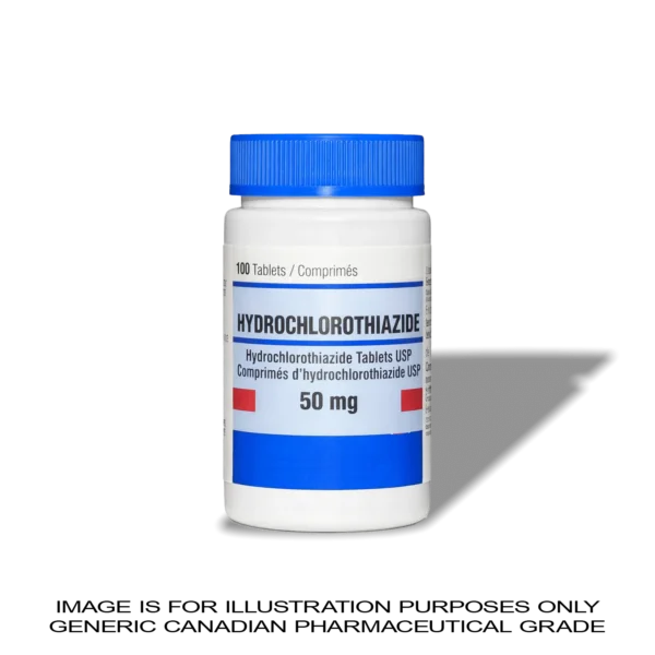 Hydrochlorothiazide 50mg - 100 Tablets