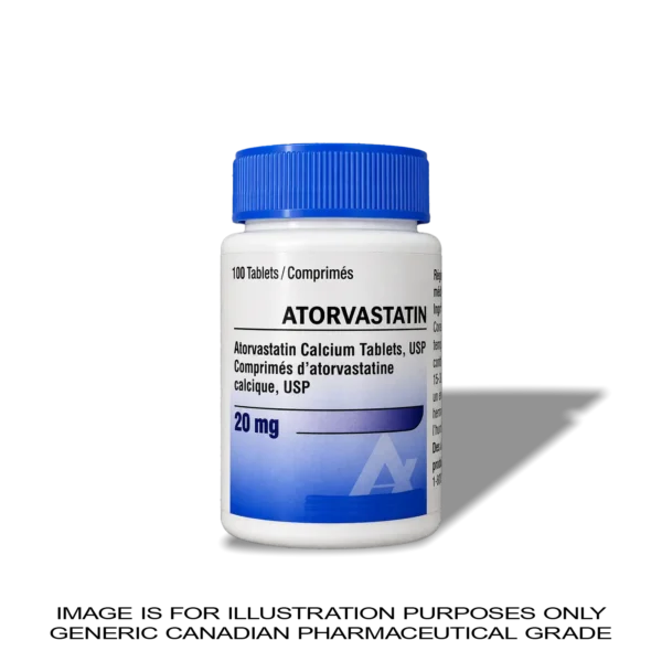 Atorvastatin 20mg - 100 Tablets