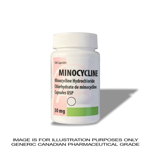 Minocycline 50mg - 100 Capsules
