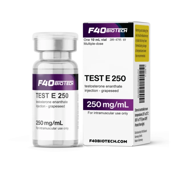 TEST E 250mg/mL - Grape Seed Oil - 10mL Vial