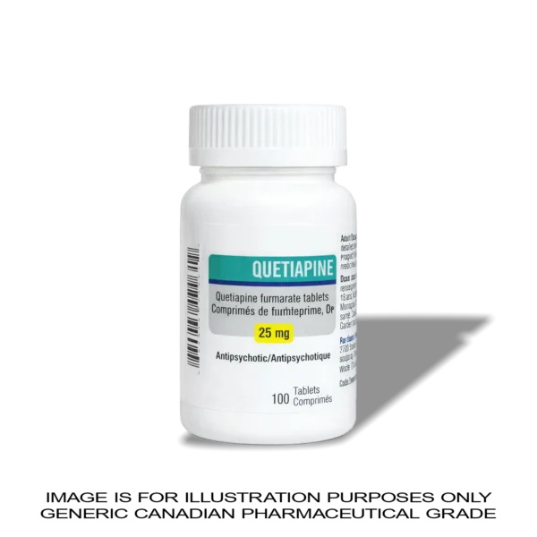 Quetiapine 25mg - 100 Tablets