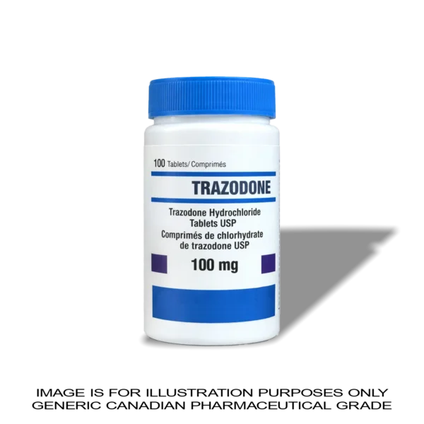 Trazodone 100mg - 100 Tablets