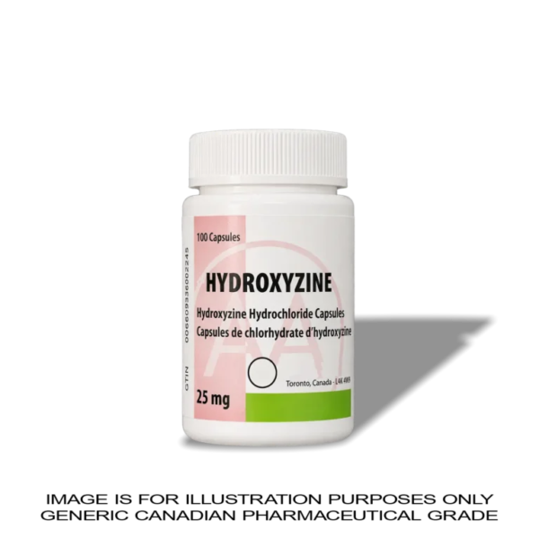 Hydroxyzine 25mg - 100 Tablets