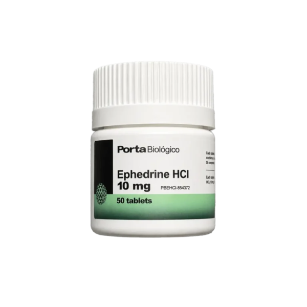 Ephedrine HCI 10 mg - 50 Tablets