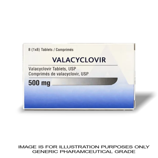 Valacyclovir 500mg - 8 Tablets