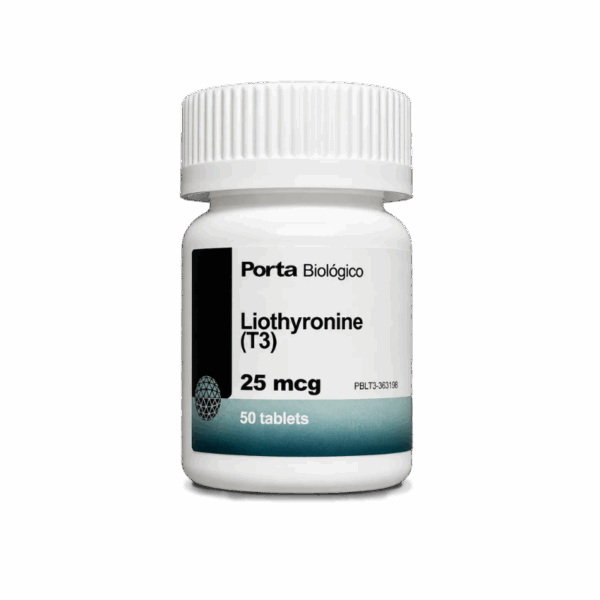 T3 (Liothyronine) 25mcg – 50 Tablets